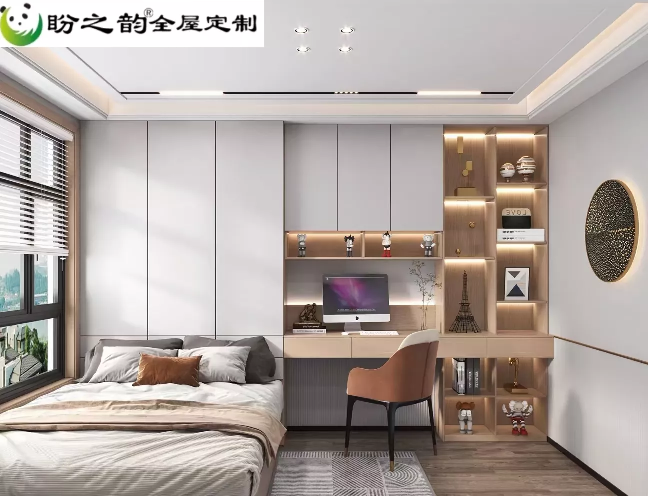 我们是一家专注于全屋定制家具的一线品牌。以优质的材料，精细的做工，独特的设计理念在业内赢得了良好的口碑。集高品质木门产品的研发、生产、销售、营销、售后服务于一体，为广大的家庭家居装饰、家装公司配套设计、高档建筑工程提供高品质的木门、衣柜、橱柜、墙板、整体家居等配套产品。现拥有广东广州，湖南长沙，河南安阳，河北石家庄，黑龙江哈尔滨五大生产基地。以及国际领先的信息化、智能化生产线。
盼之韵品牌产品均采用国内低碳、环保、静音无漆、净味烤漆、无污染、无残留的材料，产品涵盖5大基材、5大风格、6大品类、9大空间及20多个系列，涵盖衣柜、橱柜、木门、墙板、木地板、软装等，产品达到E0级，禾香板达到ENF级环保标椎，远超新国标，为客户提供一站式、人性化的全屋定制解决方案。